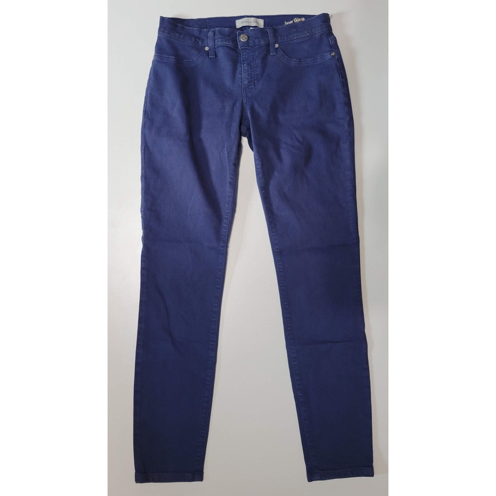Henry & Belle Blue Super Skinny Ankle Jeans